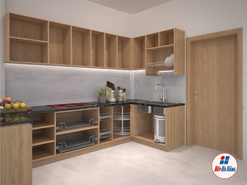 Bố trí thiết bị trong tủ bếp hình chữ L Bố trí thiết bị trong tủ bếp hình chữ L