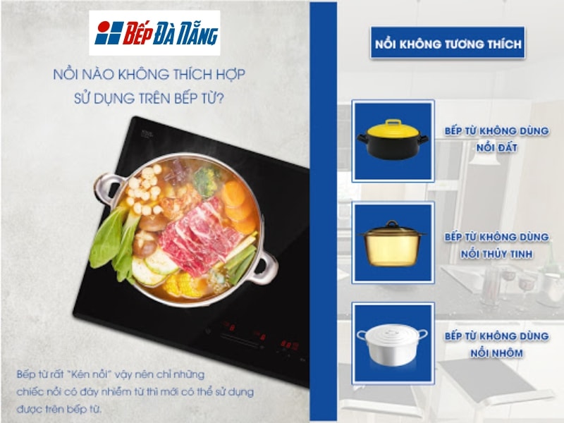 Hãy chọn đúng nồi sử dụng cho bếp từ âm Hãy chọn đúng nồi sử dụng cho bếp từ âm