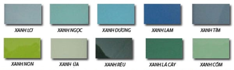 Các loại kính cường lực màu xanh được ưa chuộng tại Đà Nẵng